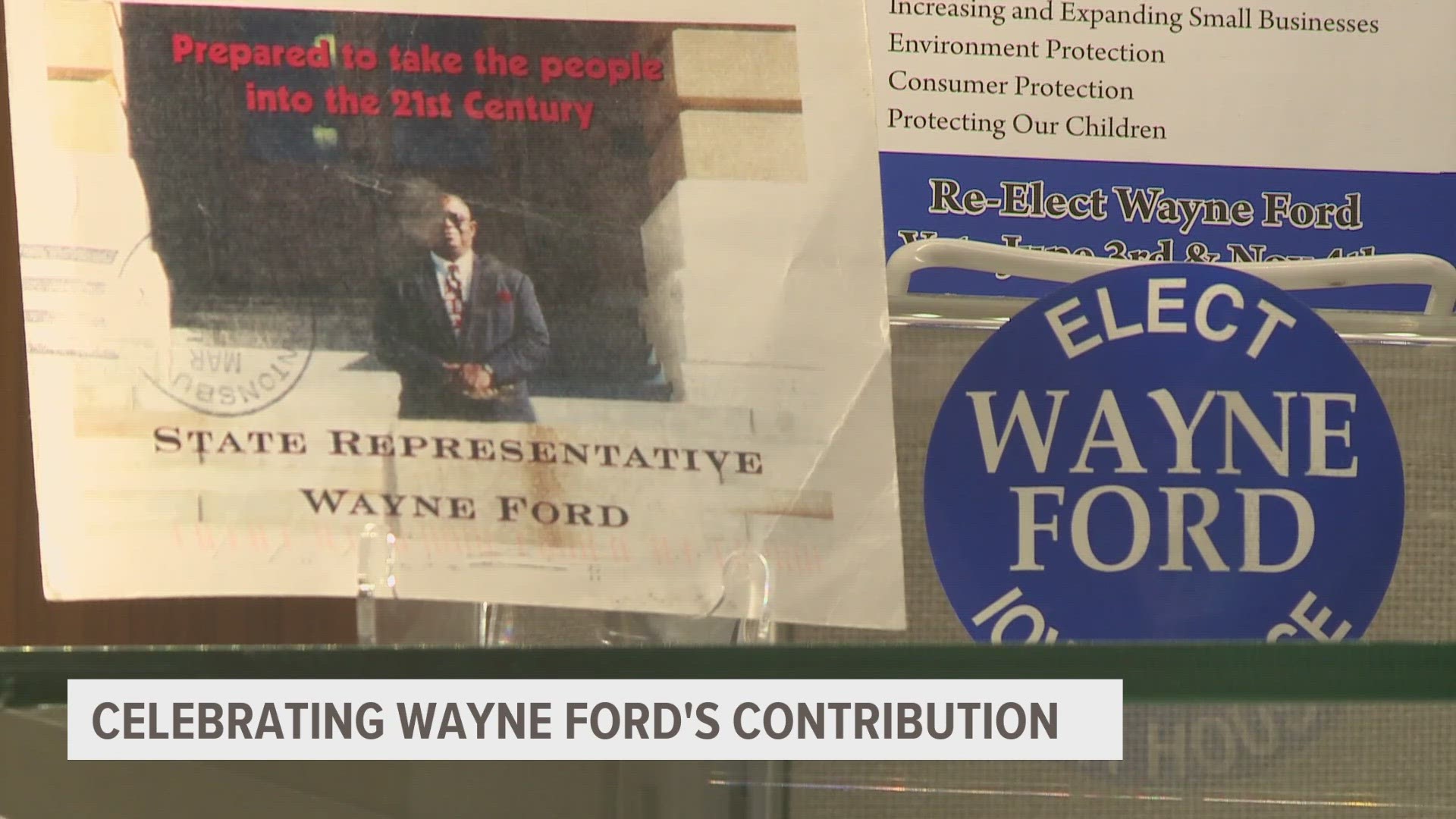 Drake University is honoring Wayne Ford's lasting legacy with a display at Cowles Library this week.