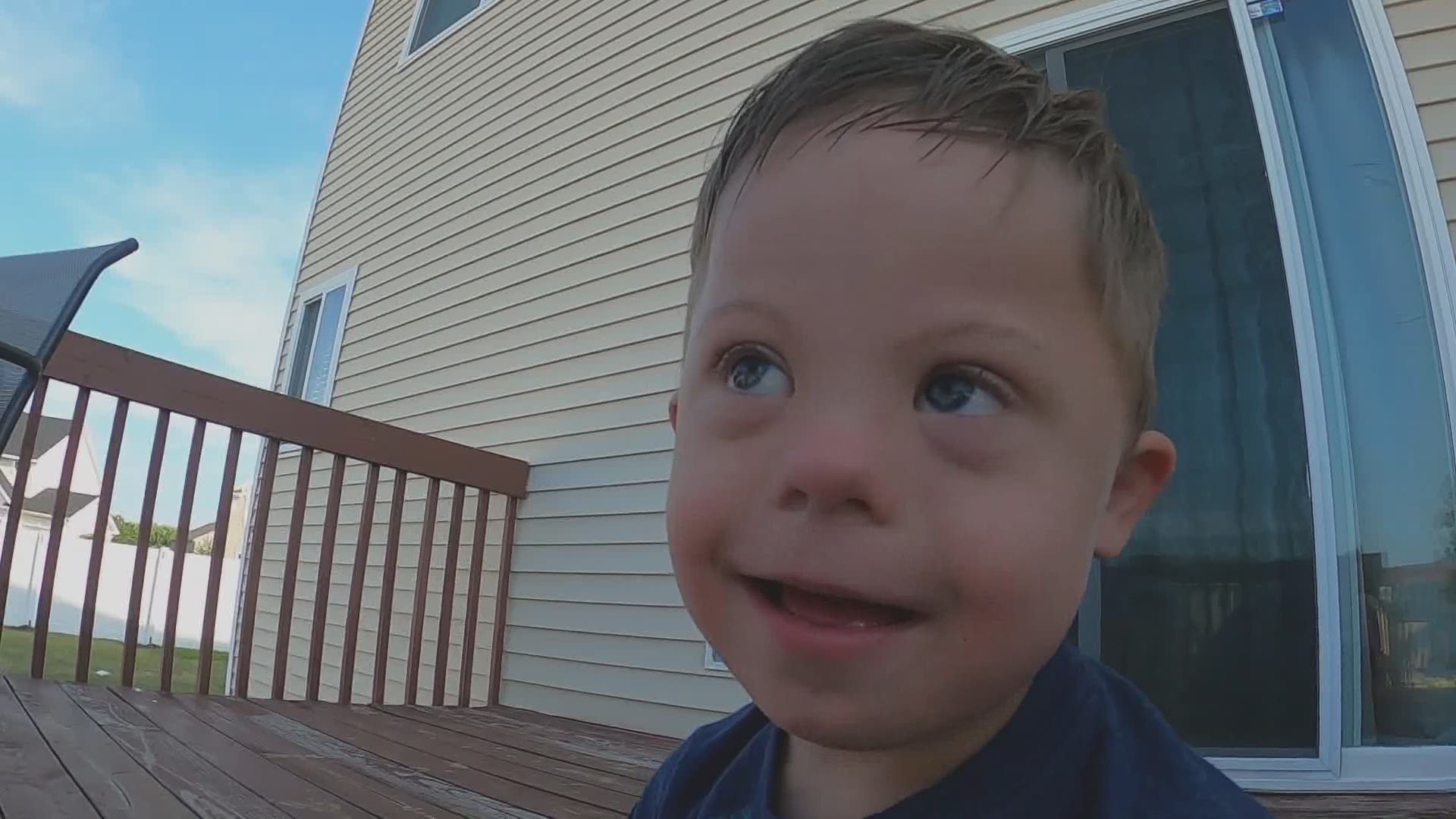 Pierce is 3-and-a-half years old. His parents are still trying to figure out how to best educate their young boy, who has Down syndrome.