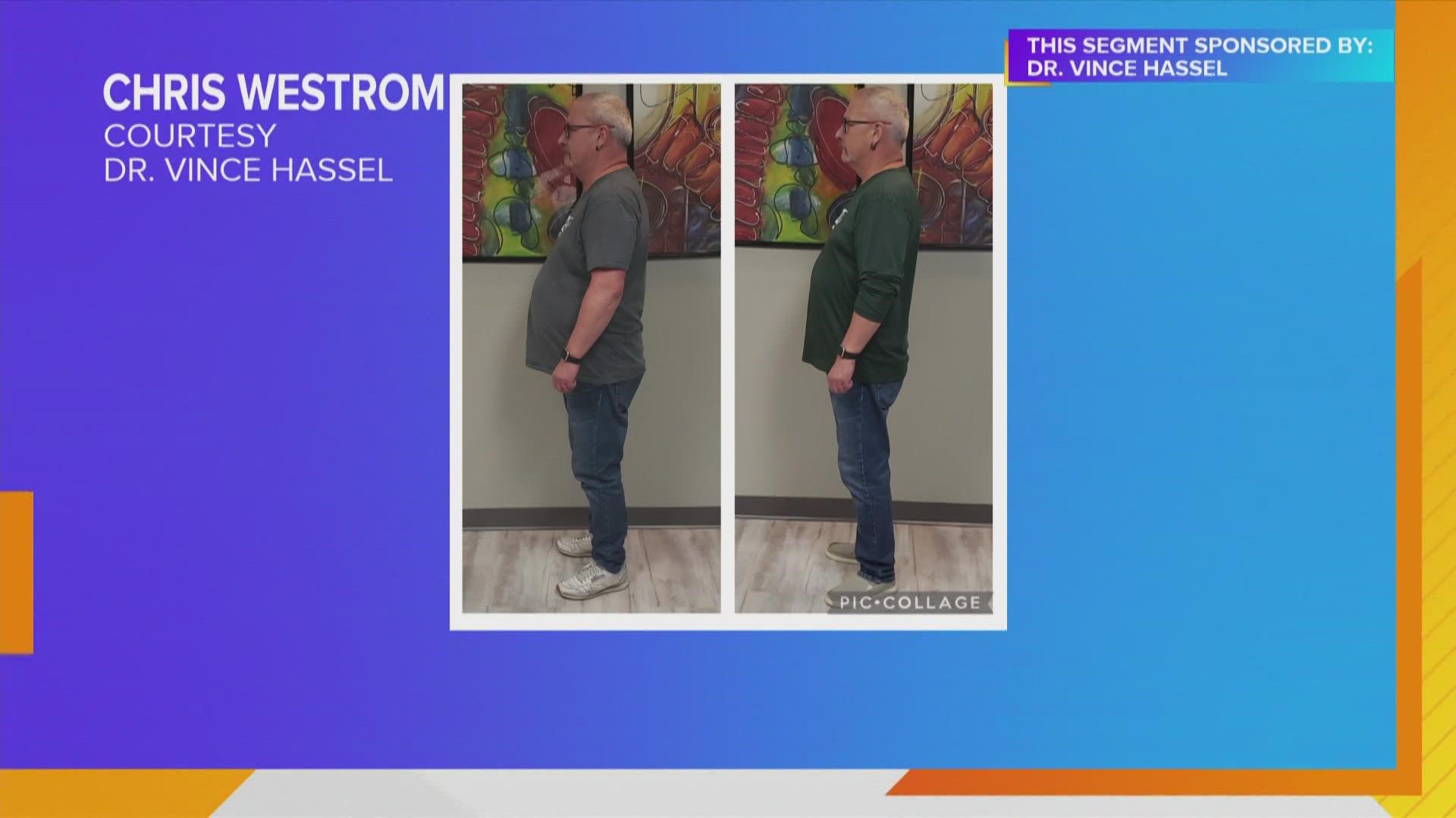 Chris Westrom threw his back out trying to tie his shoes and decided it was time to get healthy and lose weight with Dr. Hassel's ChiroThin Program | Paid Content