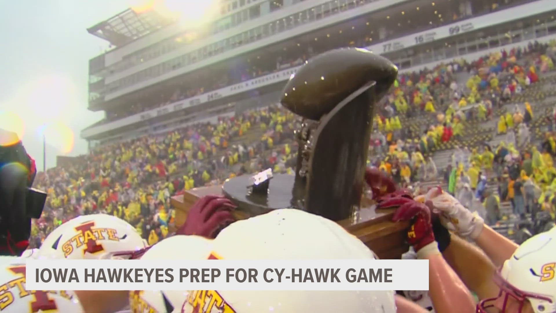 See Iowa, Iowa State football fans tailgating before Cy-Hawk game