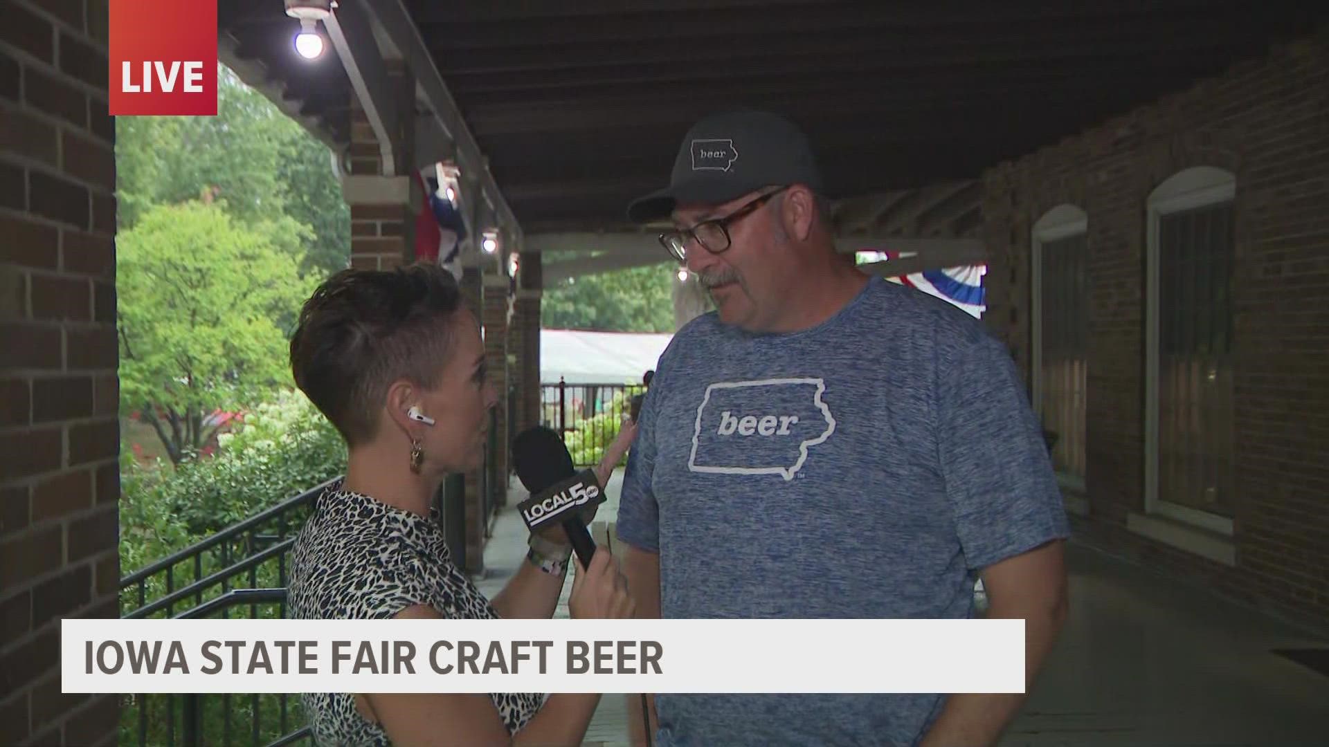 Iowa Craft Beer is located just West of the Richard O. Jacobson Exhibition Center for its 11th year at the fair.
