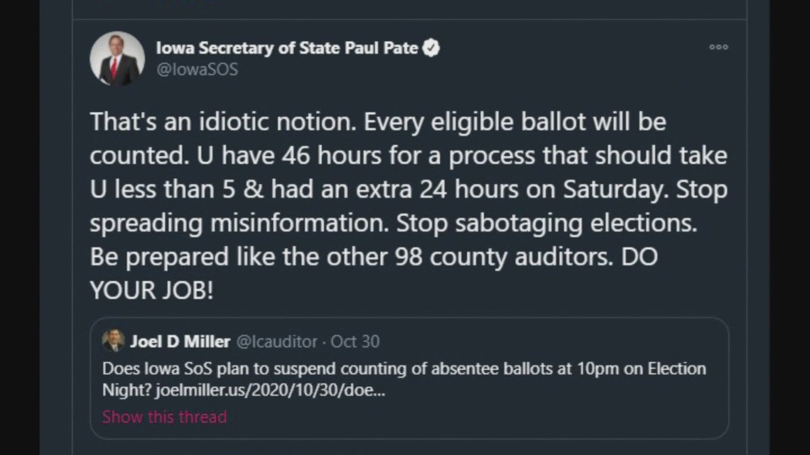 Yes, eligible absentee ballots will still count after Election Day