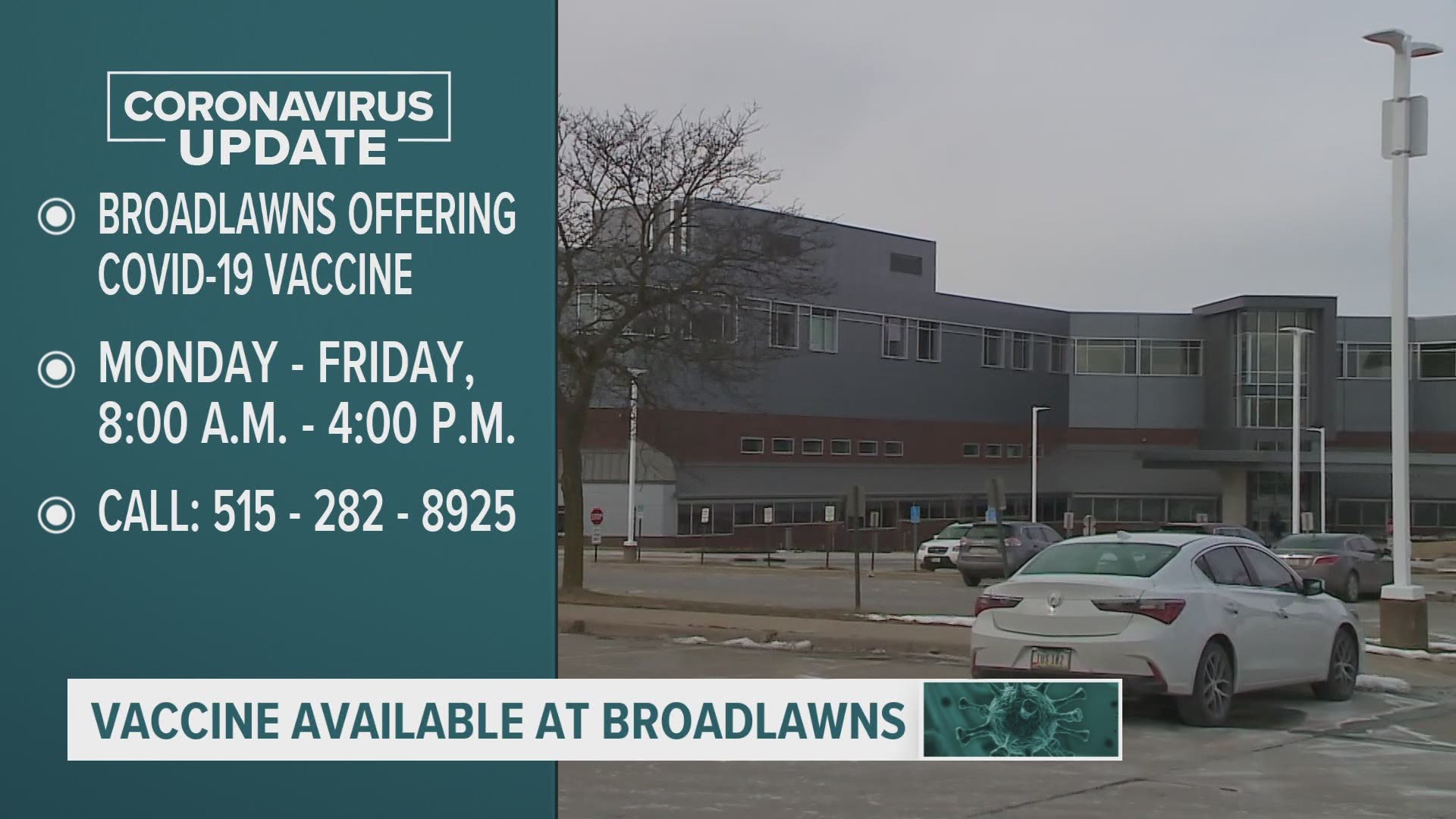 Vaccine appointments will be available starting the week of Jan. 25 for ages 65 and older
