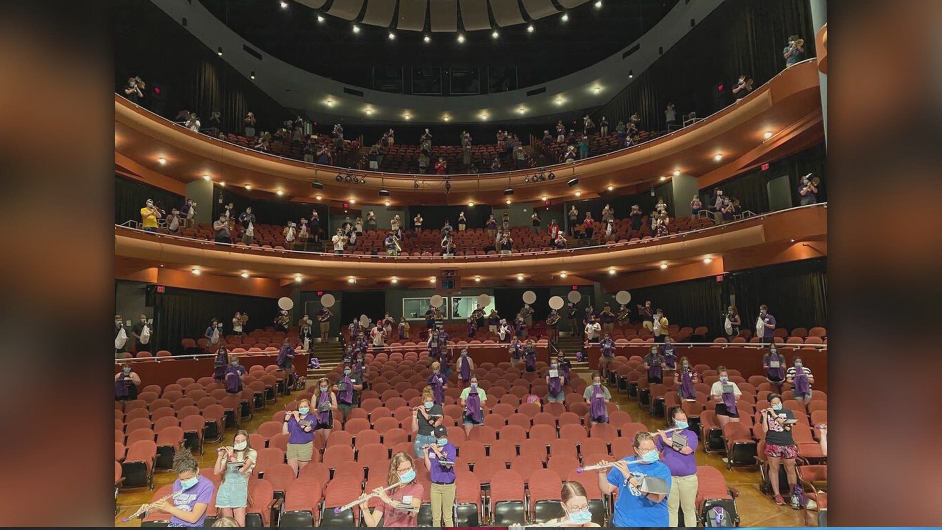 From face shields, to masks, to plastic dividers during rehearsals, Iowa music students of all ages are experiencing ensemble-playing during a new era.