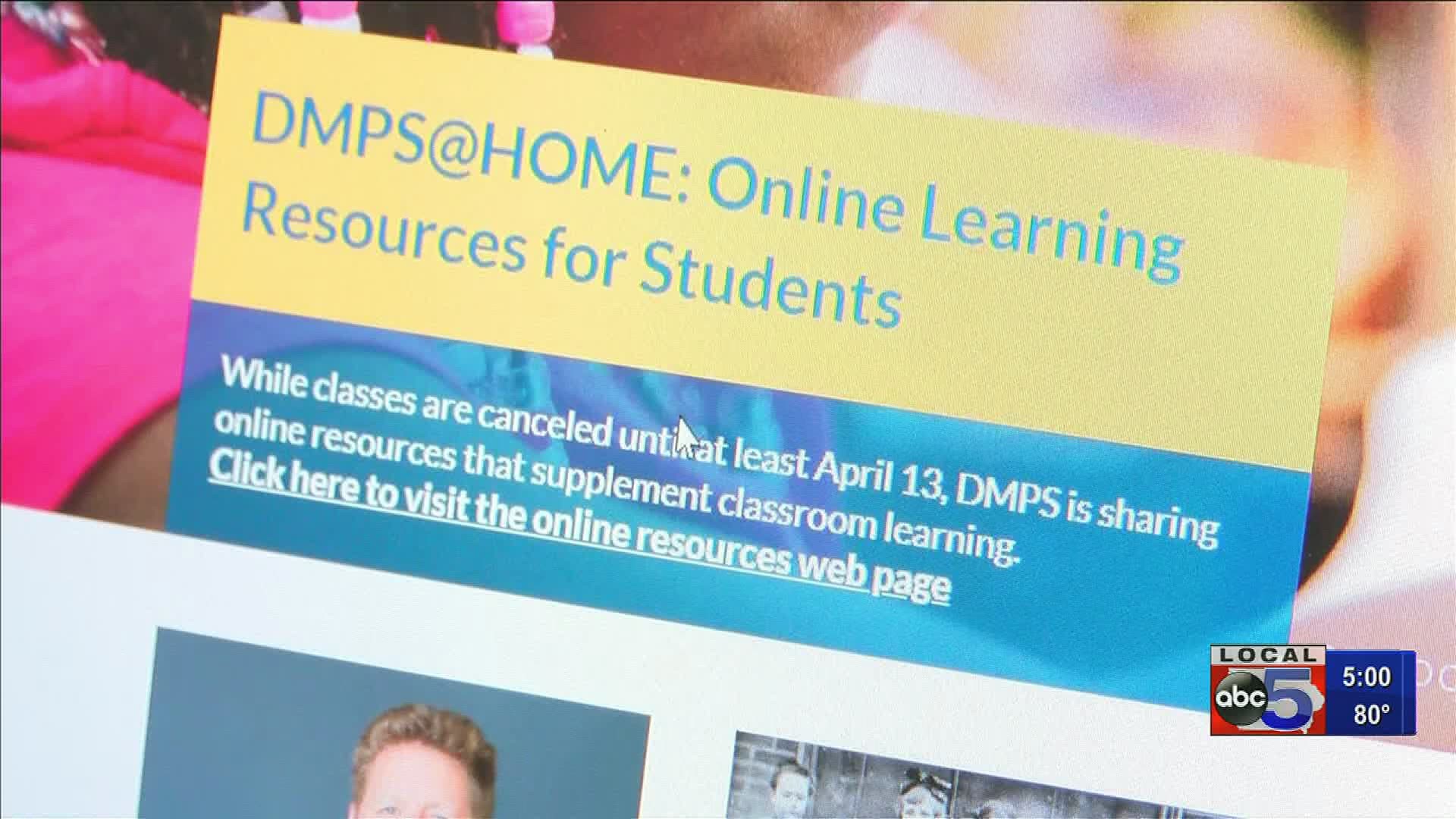 Des Moines Public Schools finishing school year exclusively online