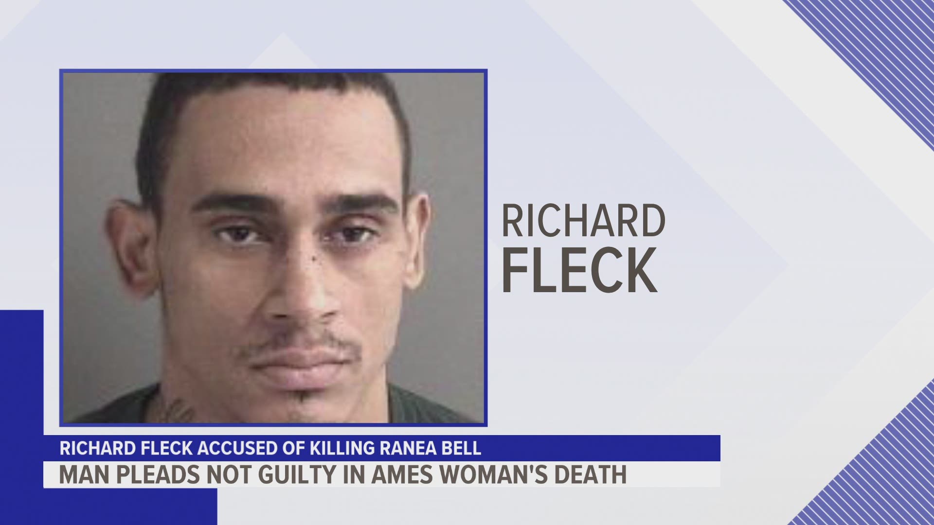 Richard Fleck is accused of killing 37-year-old Ranae Bell of Ames in February. He's also charged with attempted murder for a separate incident in Des Moines.