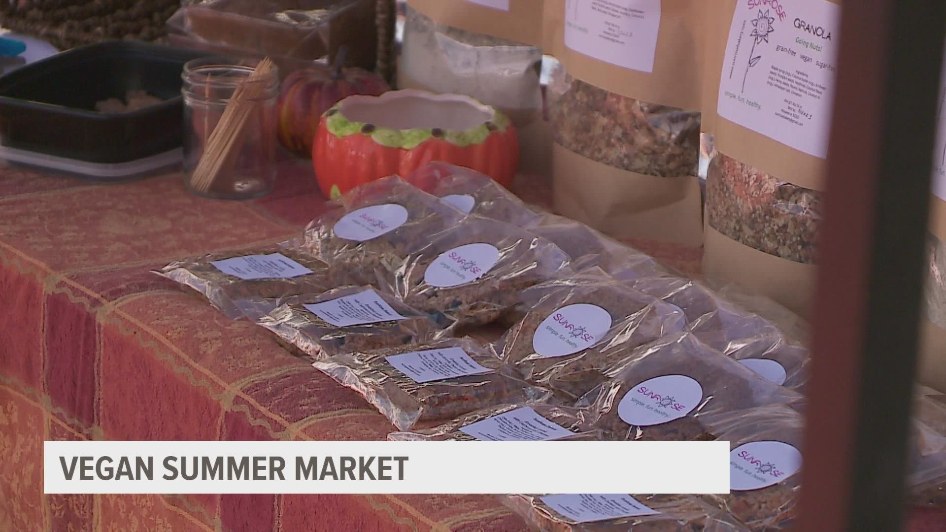 The event featured local farmers, makers and shop owners and was led entirely by volunteers.