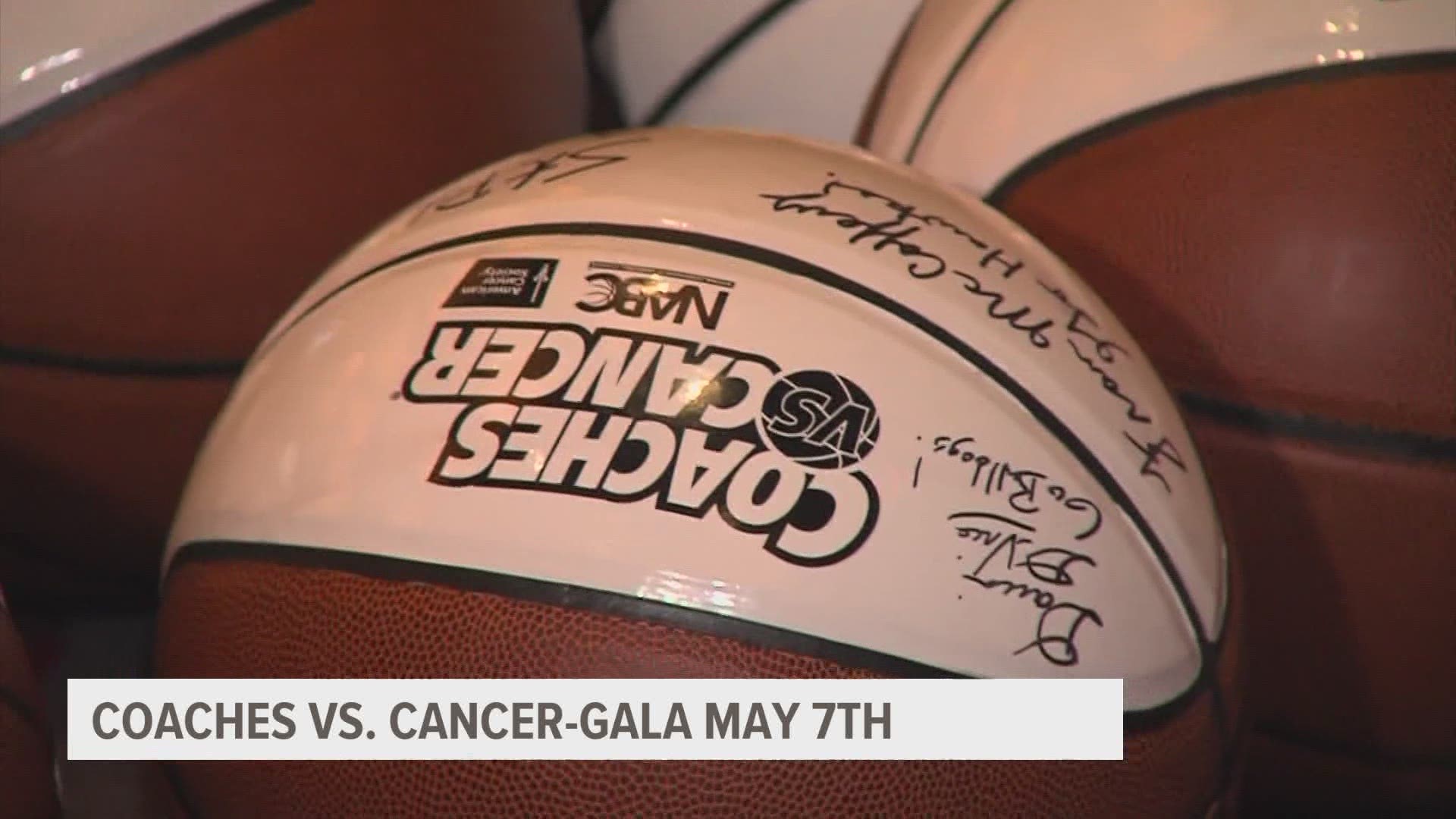 It's the annual Coaches vs. Cancer Gala and just because they are virtual again doesn't mean the fight against cancer slows down.