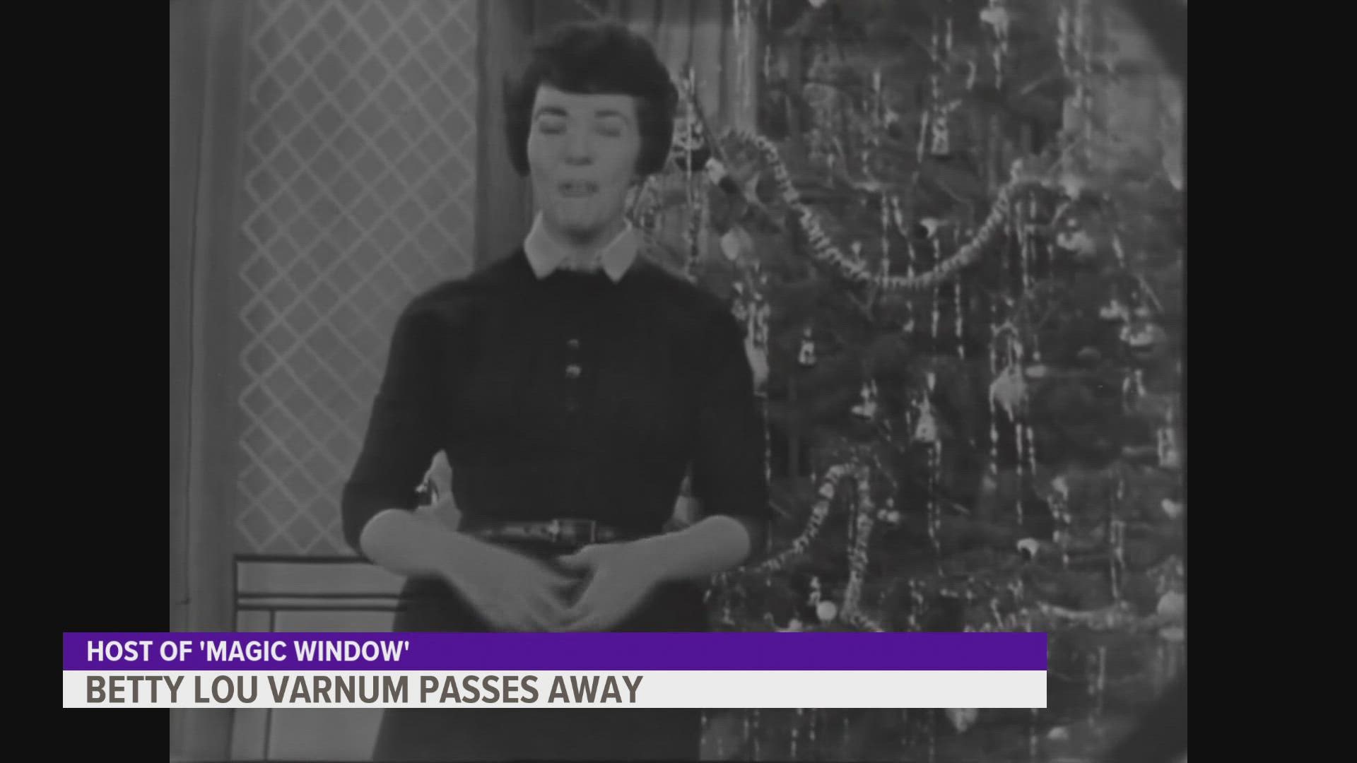 It was one of Varnum's college friends from Ames who recommended her to be the replacement host for "The House with the Magic Window."