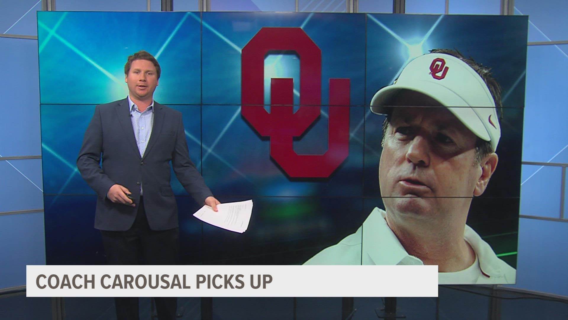 Iowa alum Bob Stoops will be taking the reigns as Oklahoma's interim head coach.