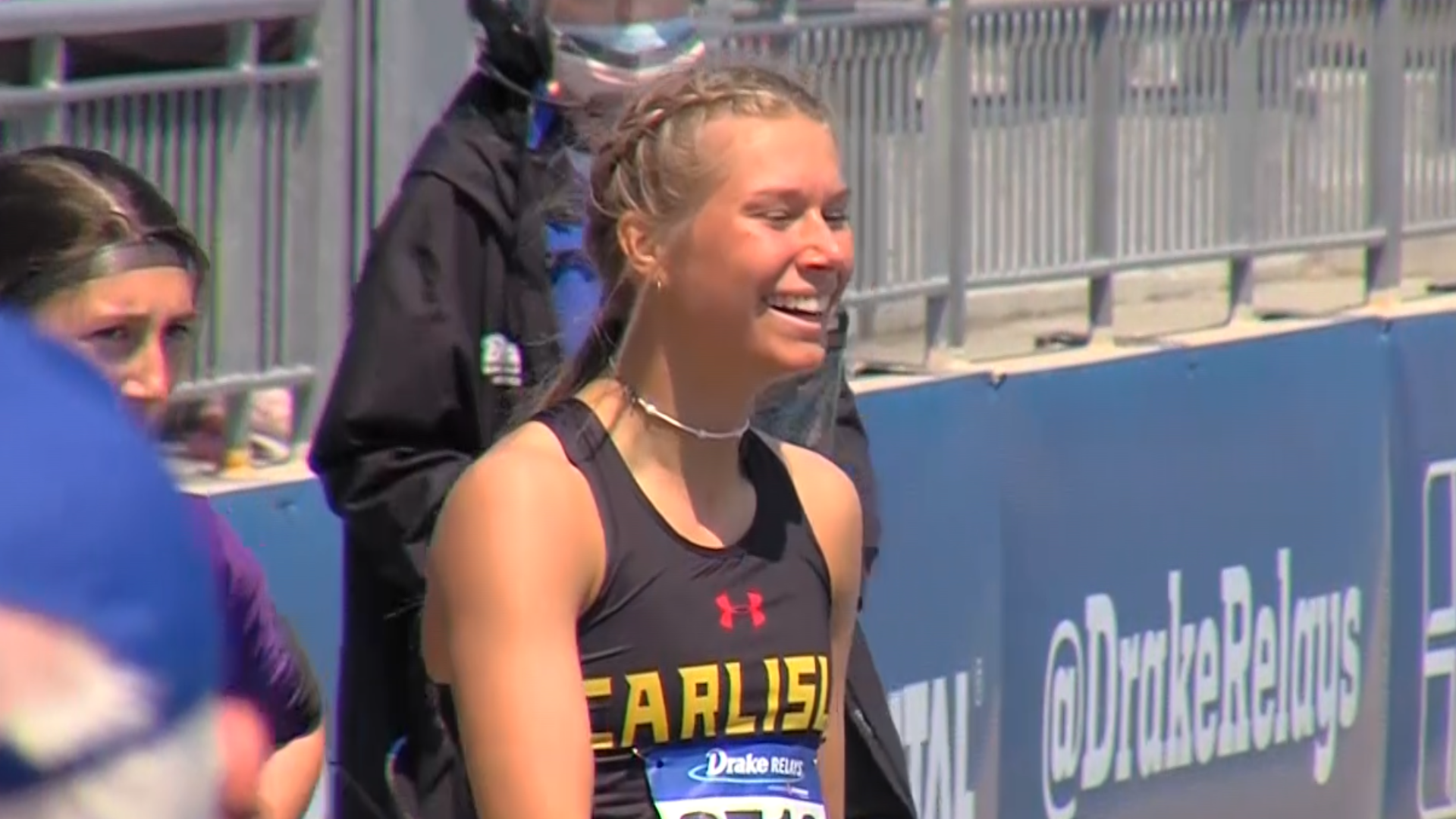 Ainsley Erzin made history in the Drake Relays and is setting the standard for Carlisle soccer as well.