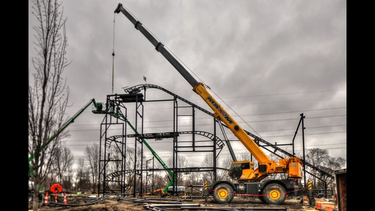 Construction Underway On New Adventureland Coaster Weareiowa Com