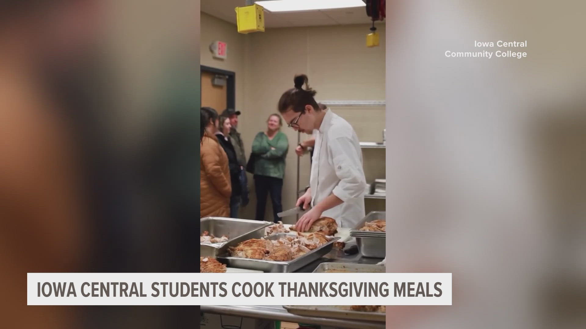 The students spent the last week and a half getting all of the food ready for the big day.