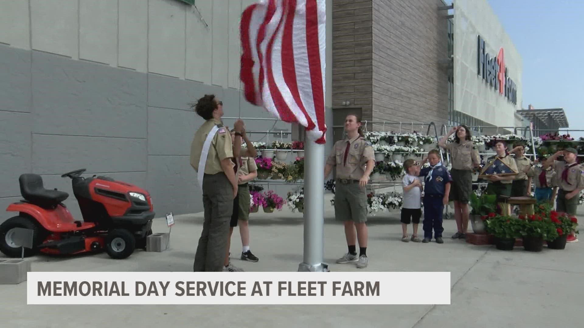 Fleet Farm teamed up with taps across America hoping to help the community take time to honor our fallen.