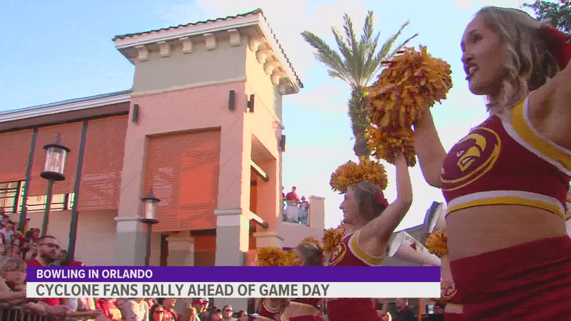 Tiger and Cyclone faithful have shown up in full force to Orlando for the 2021 Cheez-It Bowl.