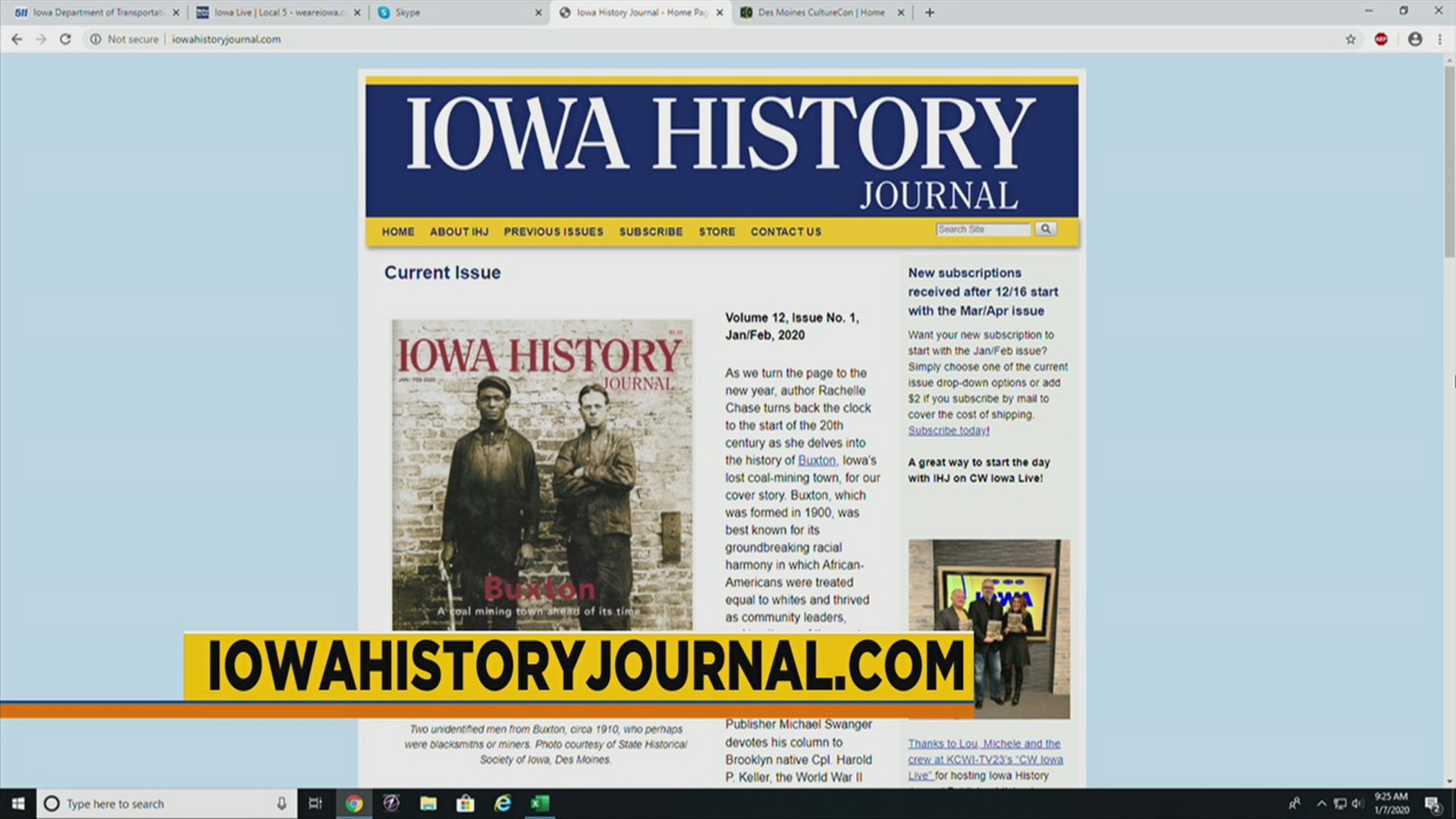 Iowa History Journal