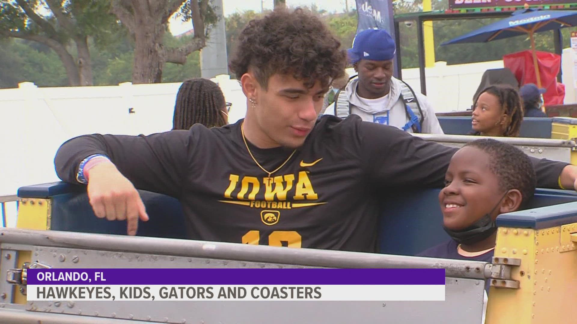 The Hawks didn't have to wait until Saturday's game to experience some thrills in Florida.