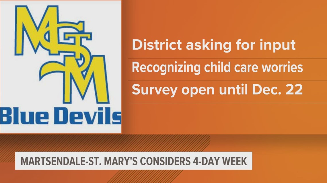 MartensdaleSt. Mary's asks families for input on 4day week
