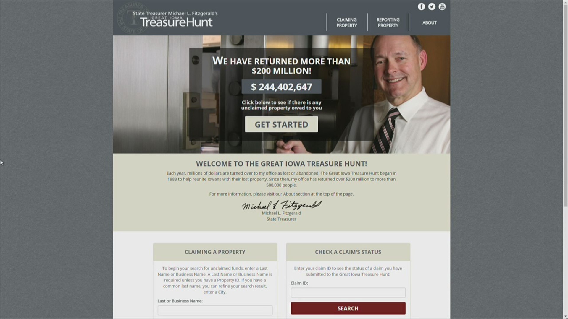 Great Iowa Treasure Hunt