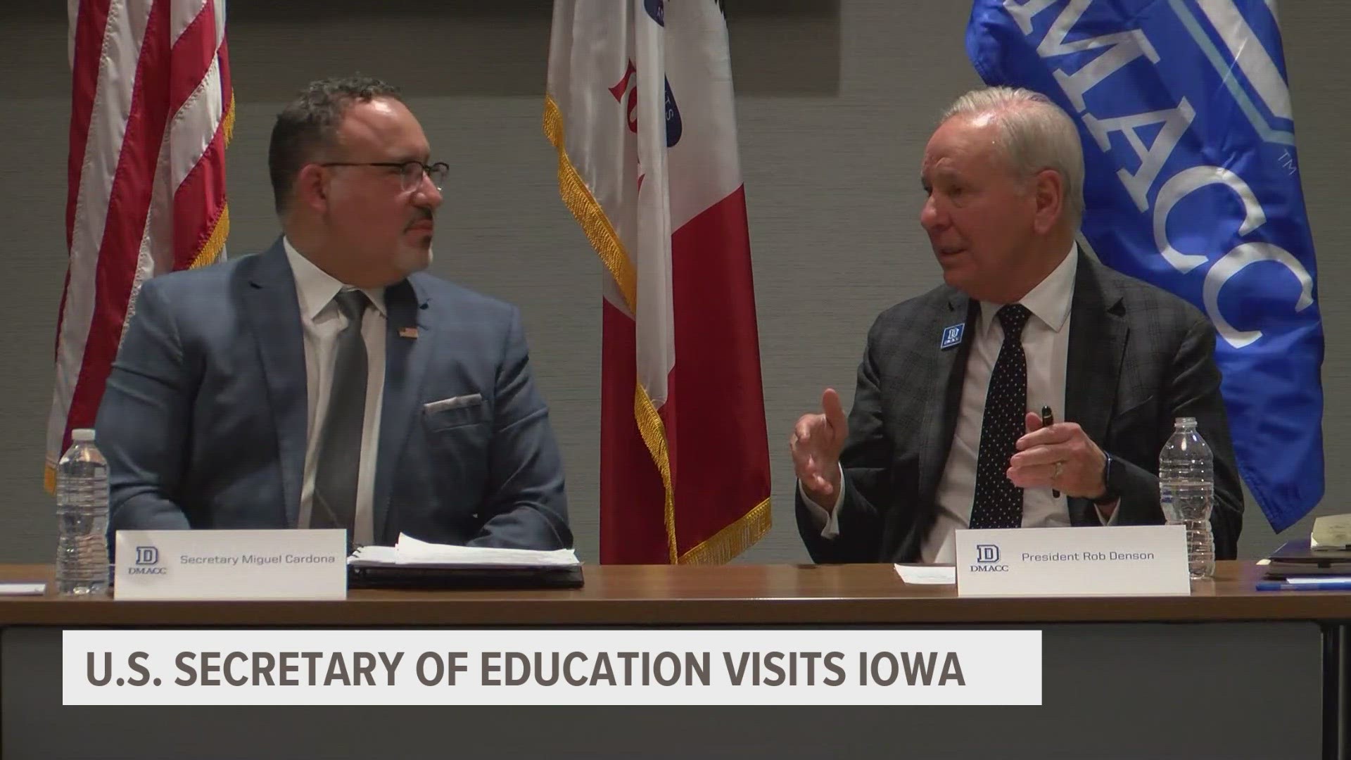 Secretary of Education Miguel Cardona discussed the recent loan cancellations, as well as topics such as teacher apprenticeship programs and rural education.