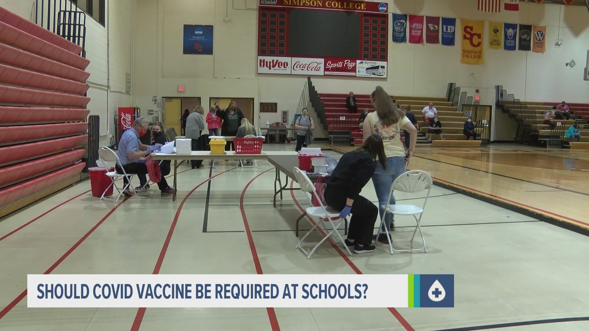 Luke Behaunek, the school's Dean of Students, said they do require other types of vaccines already.