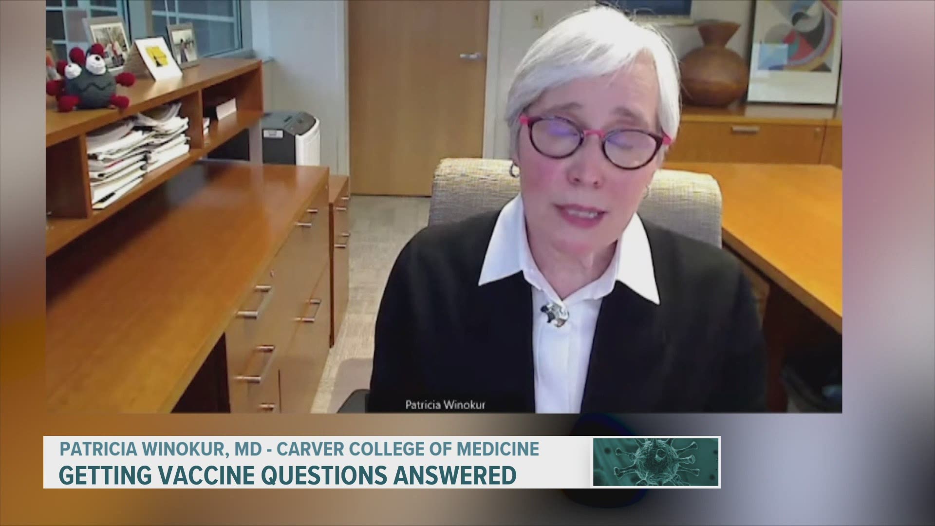 An online forum helped answer questions about the COVID-19 vaccine Monday.