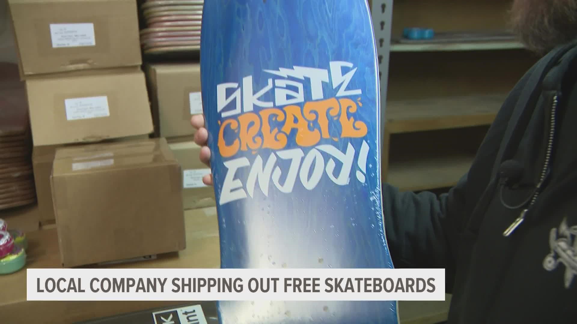 Mike Vallely of Street Plant Skateboards decided he wanted to get more skateboards into the hands of kids this holiday season.