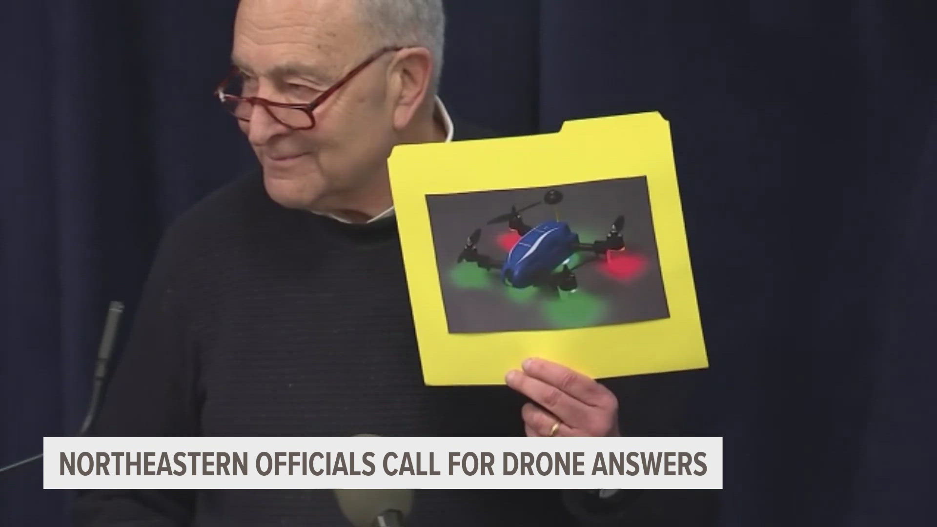 The New York Democrat is calling on the Department of Homeland Security to use the technology to track drones back to their landing spots.