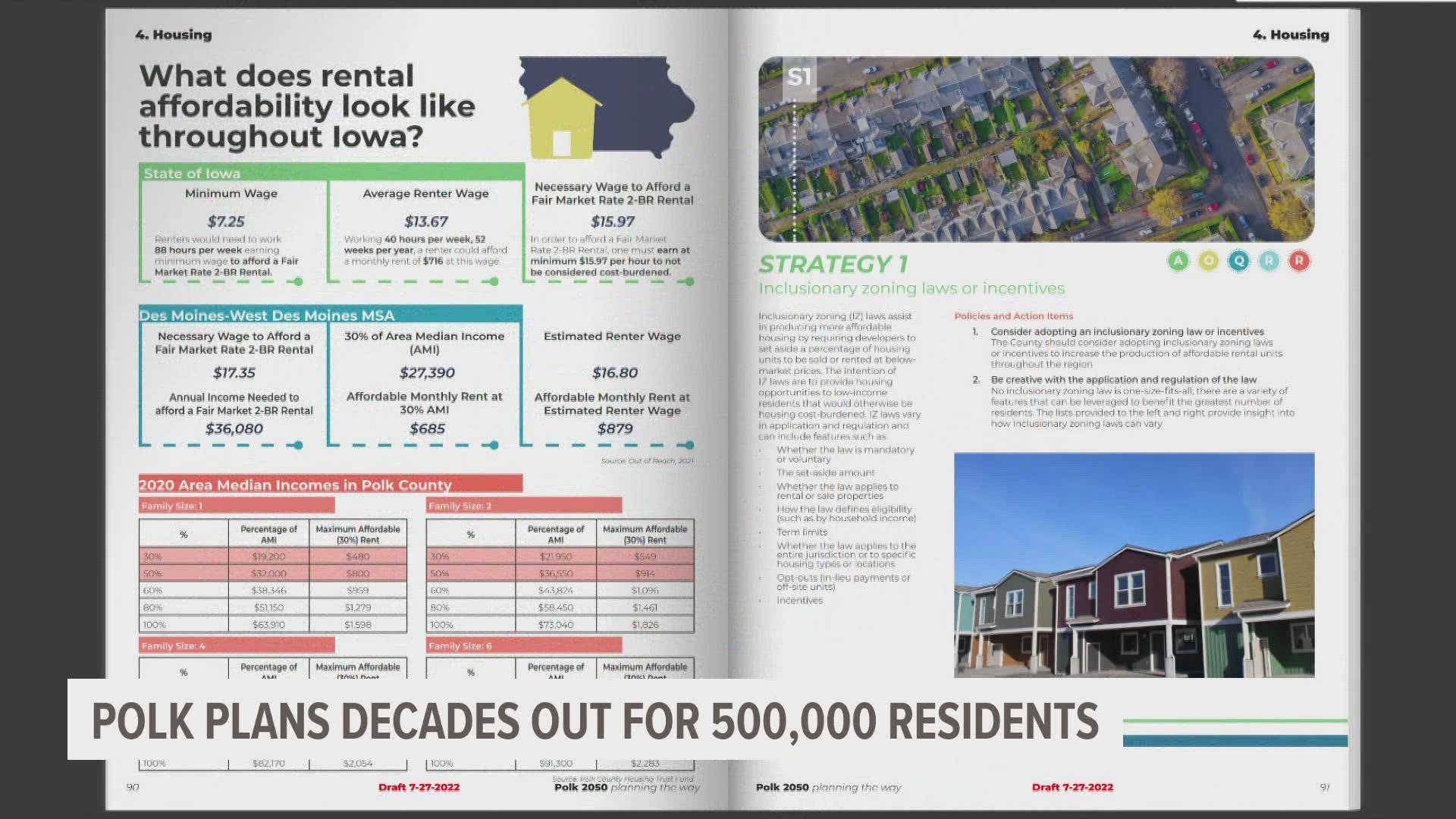 The plan, which will affect around 500,000 residents, tackles housing, agriculture and more decades in advance.
