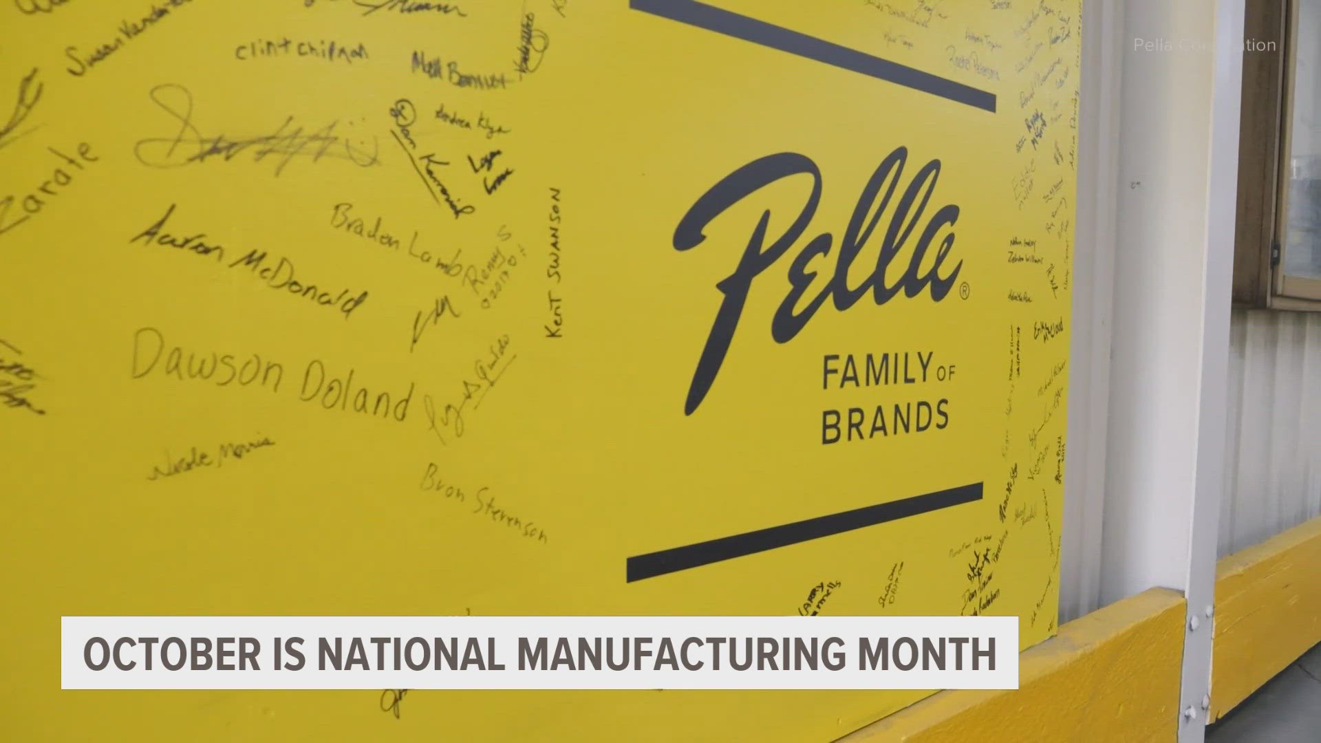 Pella Corporation's Vice President of Engineering Laura Phillips joins Local 5 to discuss the importance of manufacturing in Iowa.