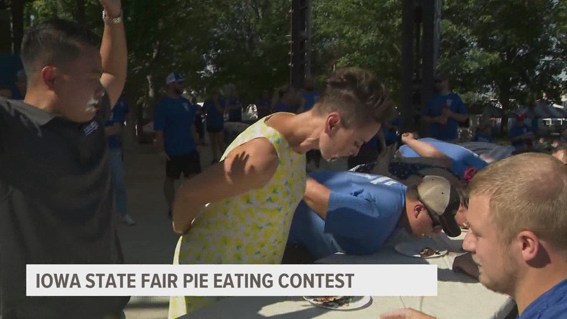 Local 5's Jackie Schmillen and Chenue Her join pieeating contest