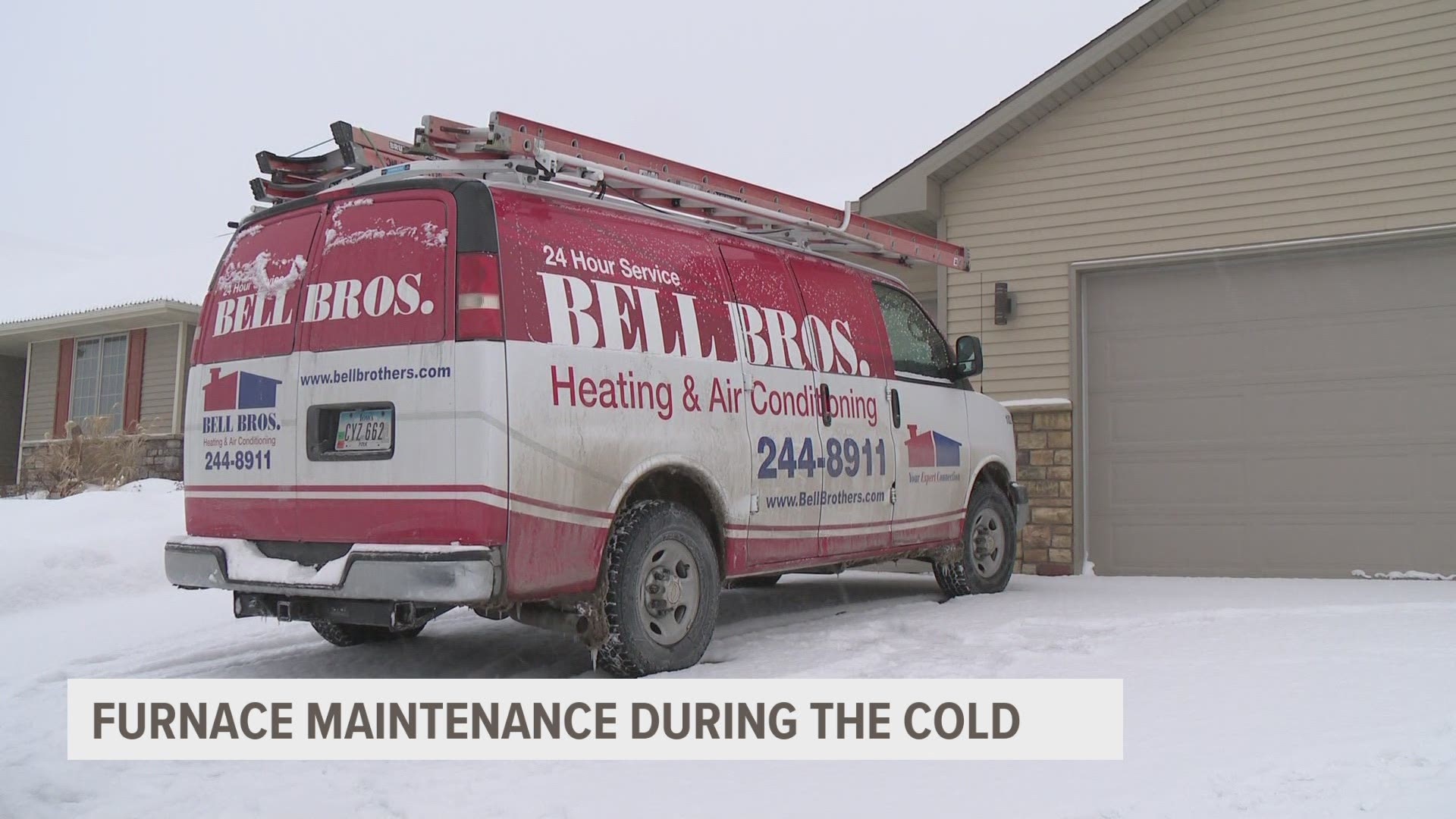 Central Iowa HVAC company on furnace maintenance during the cold weather |  weareiowa.com