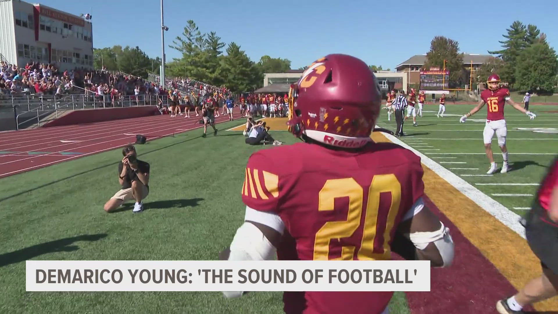 Simpson College freshman running back Demarico Young is paving the way for the deaf community.