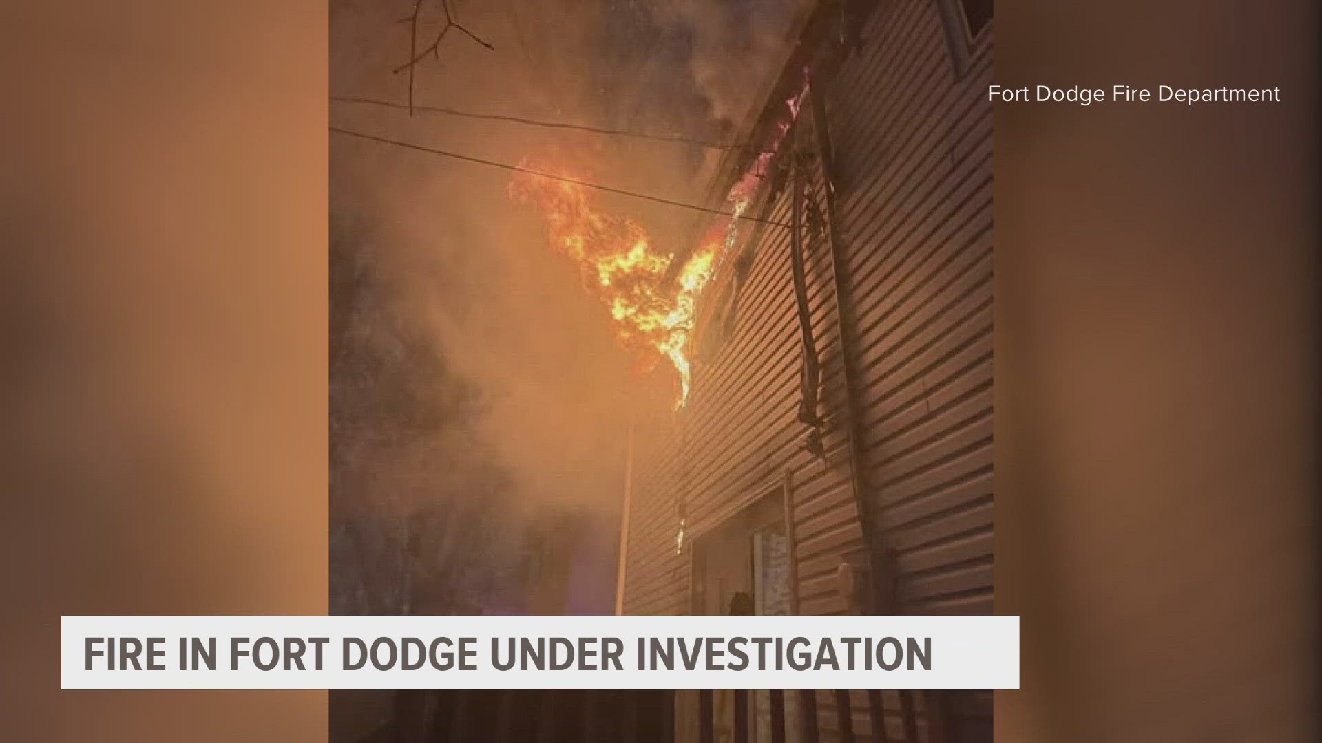 The fire occurred on the 1400 block of First Avenue North.