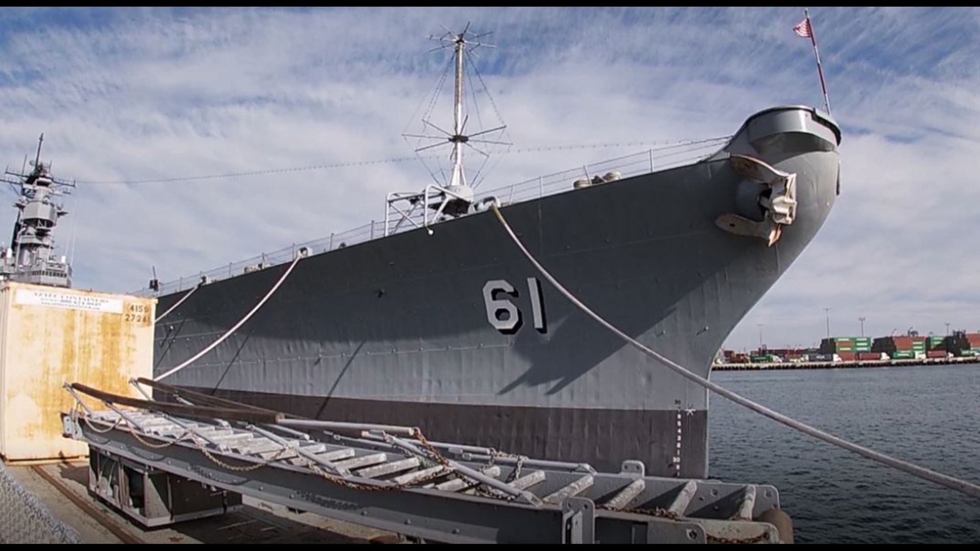 Local 5's Elias Johnston traveled to the historic USS Iowa battleship in San Pedro, Calif. Learn all about the ship that's been home to soldiers and hosted numerous U.S. presidents.