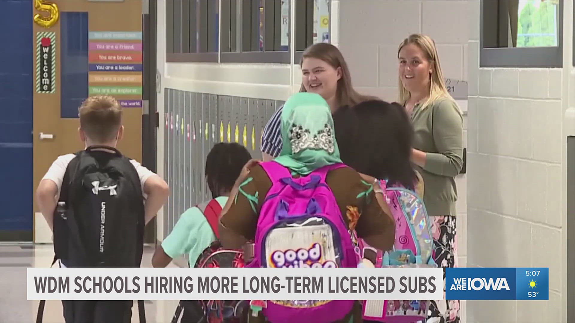 District leaders say over the summer, they received 66 new long-term substitute applicants.