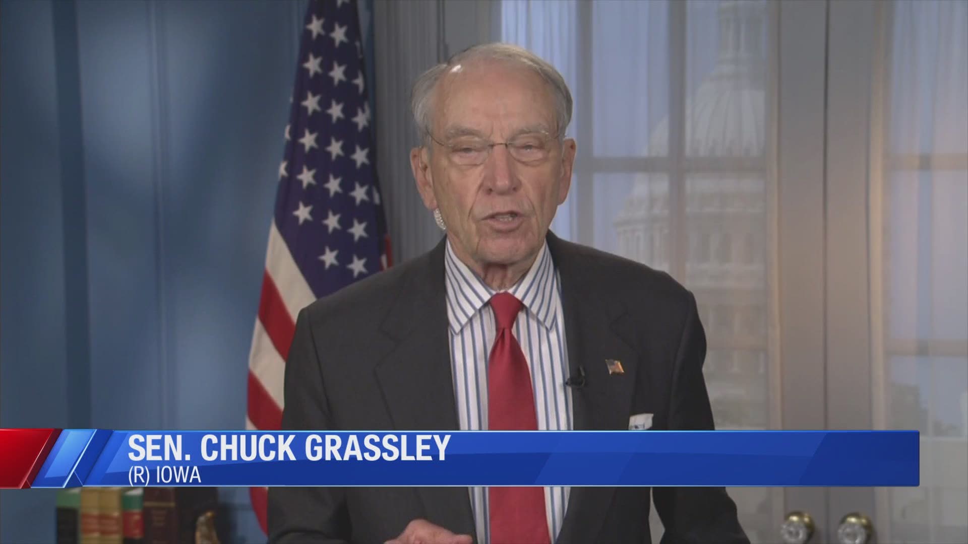 The Iowa senator said he's questioning whether President Trump broke the law when he fired not one but two inspectors general over the last few weeks.