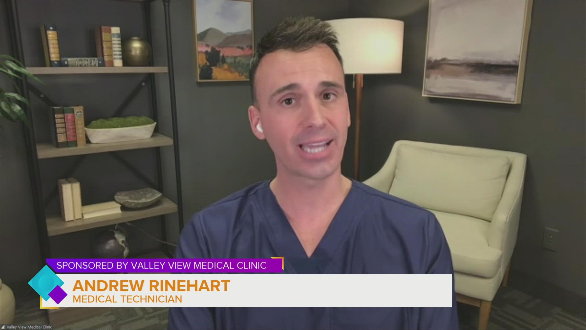 Andrew Rinehart, Medical Technician-Valley View Medical Clinic in Pleasant Hill, explains pain-free acoustic (sound wave) therapy to help men | Paid Content