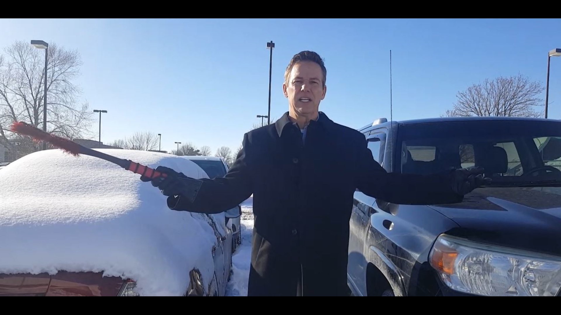 Can you drive a snow-covered car in Iowa?