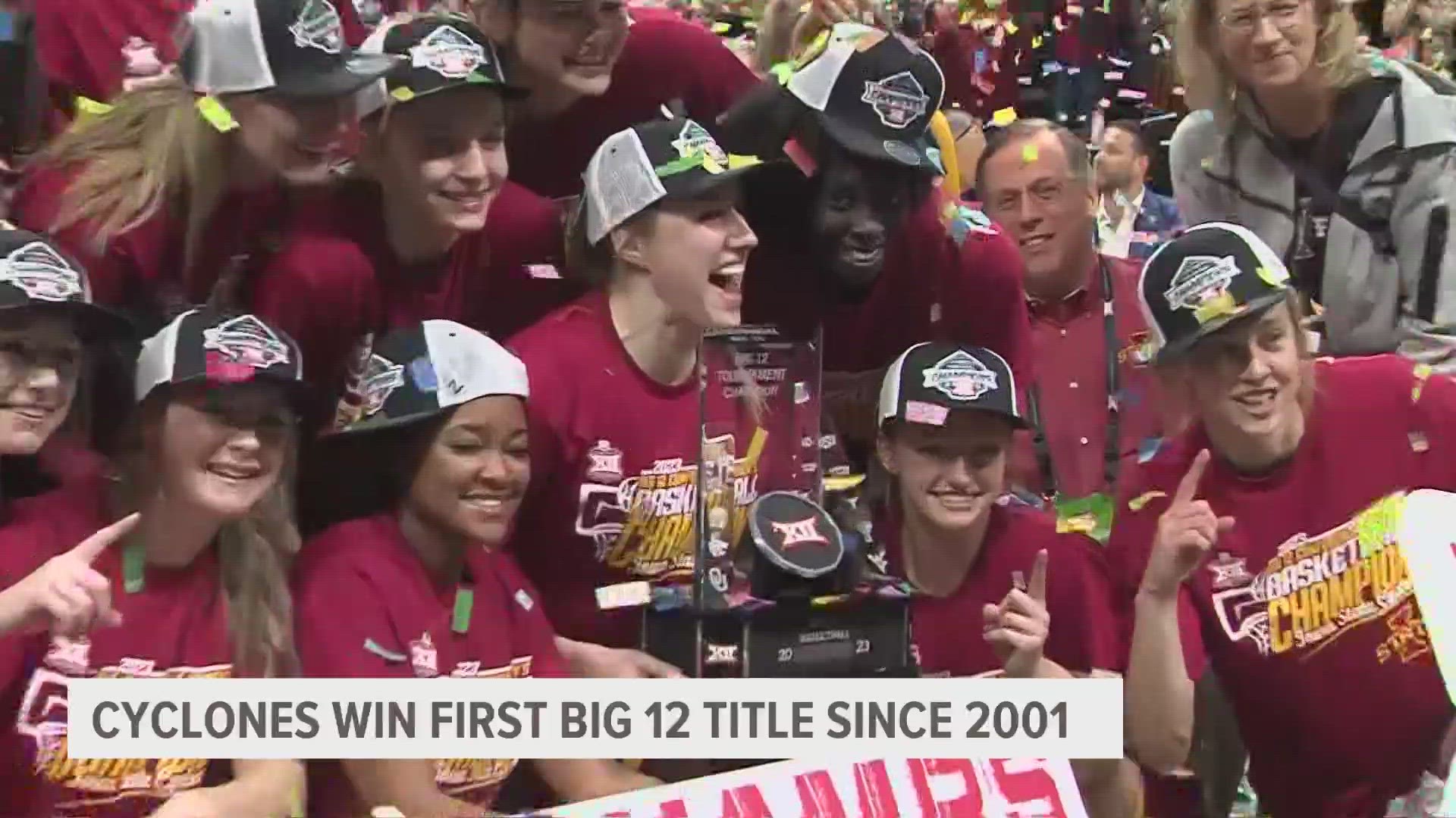 Iowa State defeated Texas in the Big 12 Championship game 61-51 ending a 22-year drought.