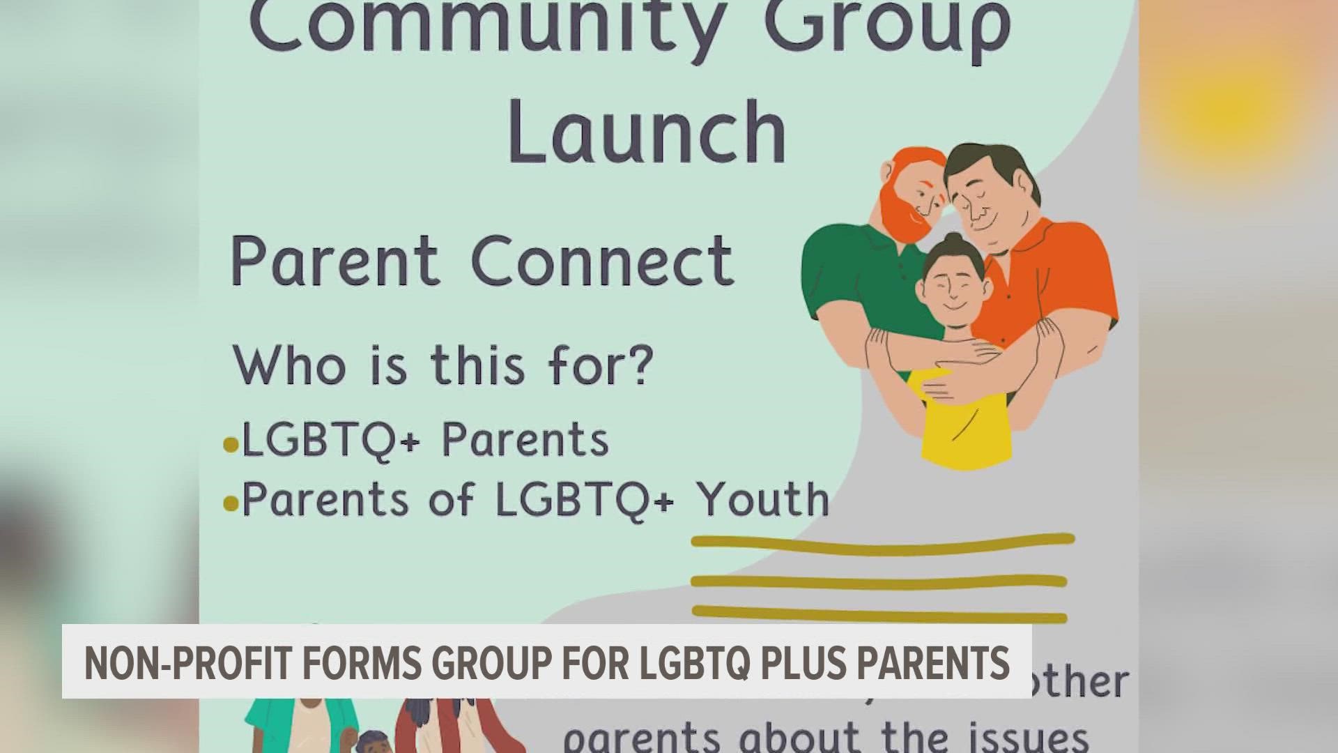 A nonprofit group is working to make the metro more inclusive by creating a parent support group for LGBTQ+ parents, and parents with LGBTQ+ youth.