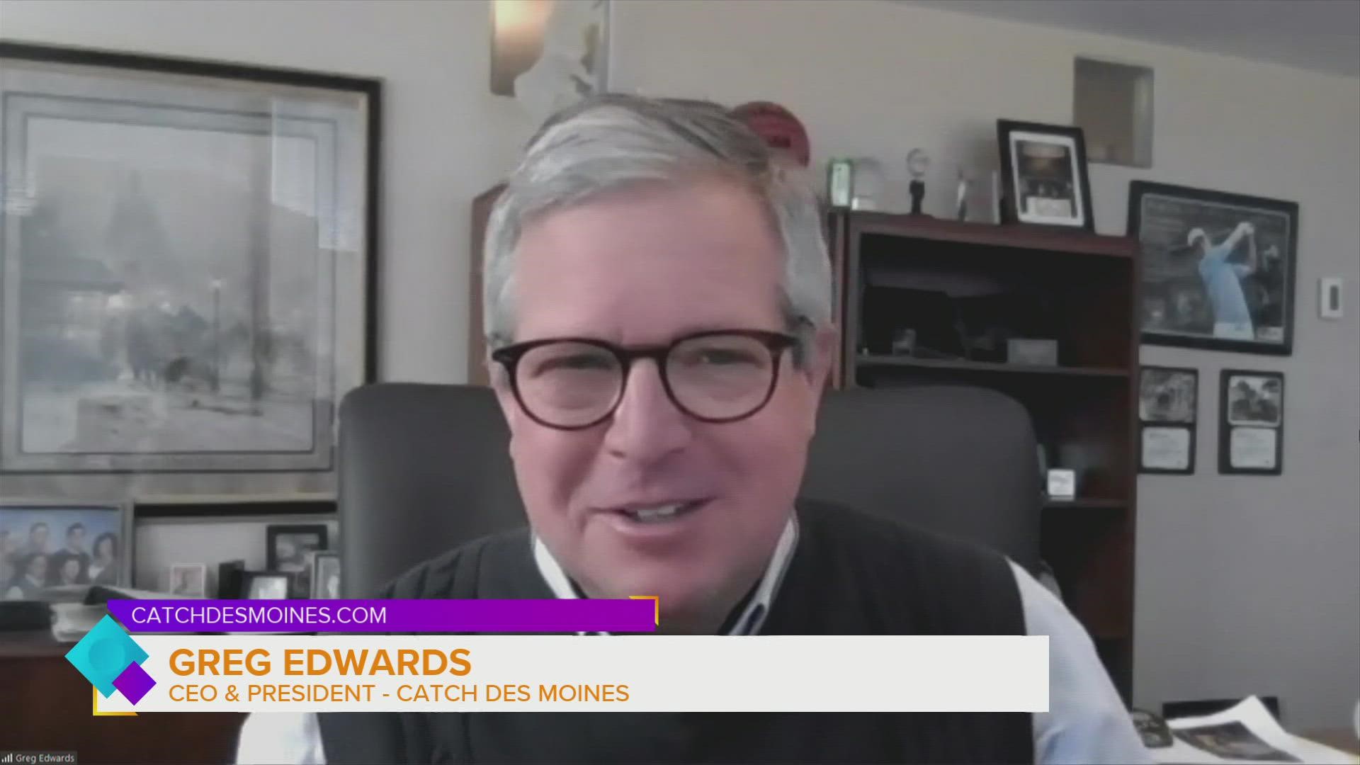 Greg Edwards, CEO/President-Catch Des Moines, talks about some of the cool things going on in Central Iowa this fall weekend!