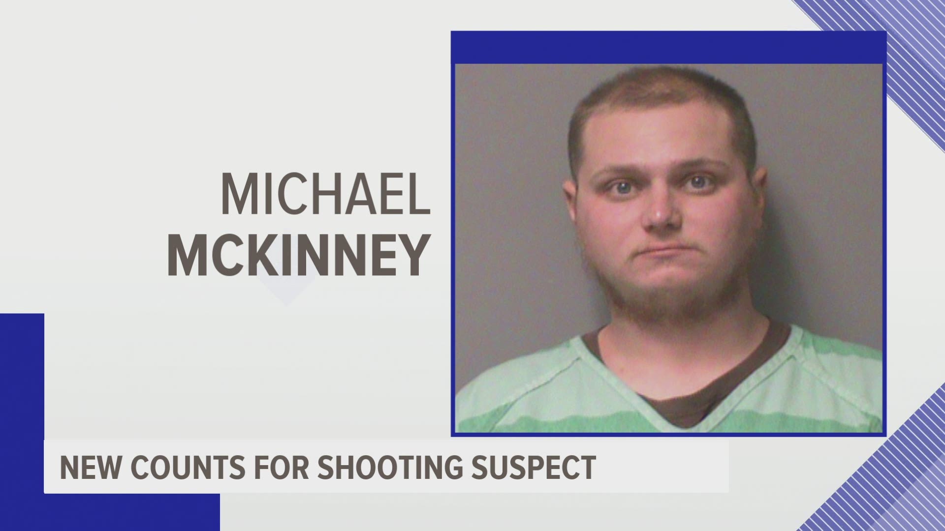 25-year-old Michael McKinney has been jailed since his arrest hours after the Dec. 6 shooting near the Iowa Capitol in Des Moines.