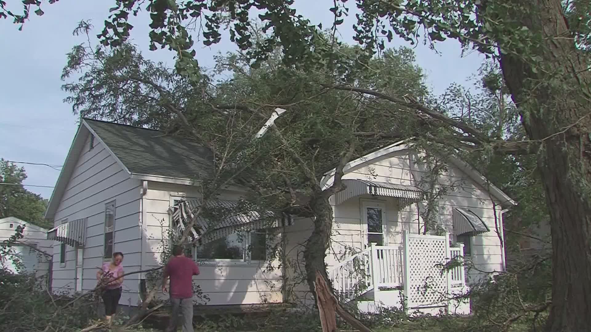 Two people are dead following destructive storms in Poweshiek County earlier this week.