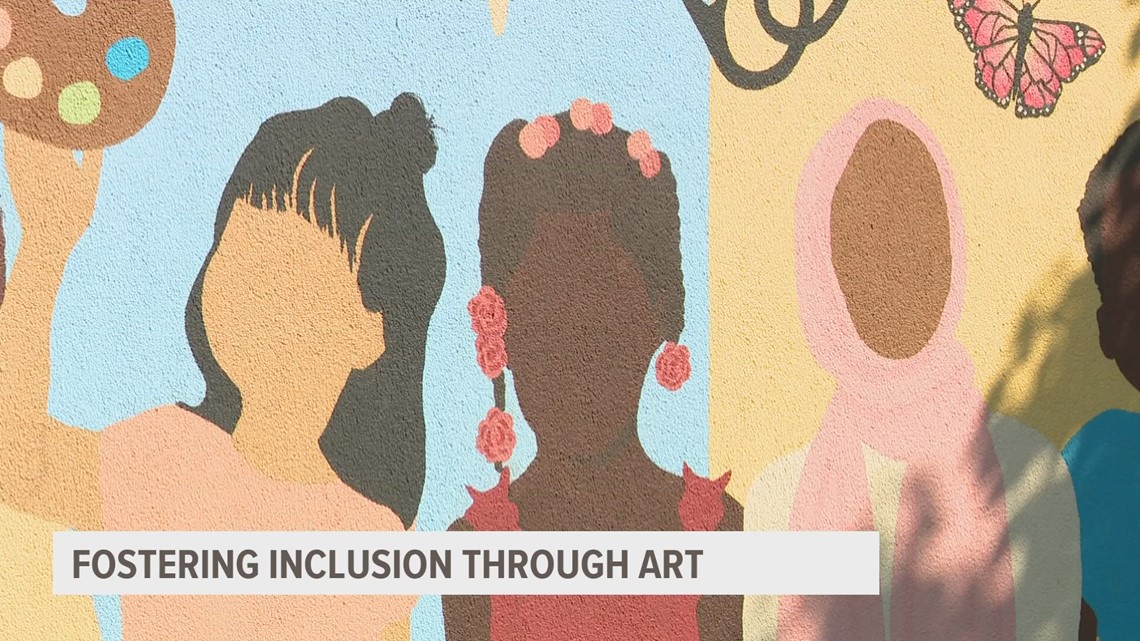 Marissa Hernandez promueve la inclusión en sus murales