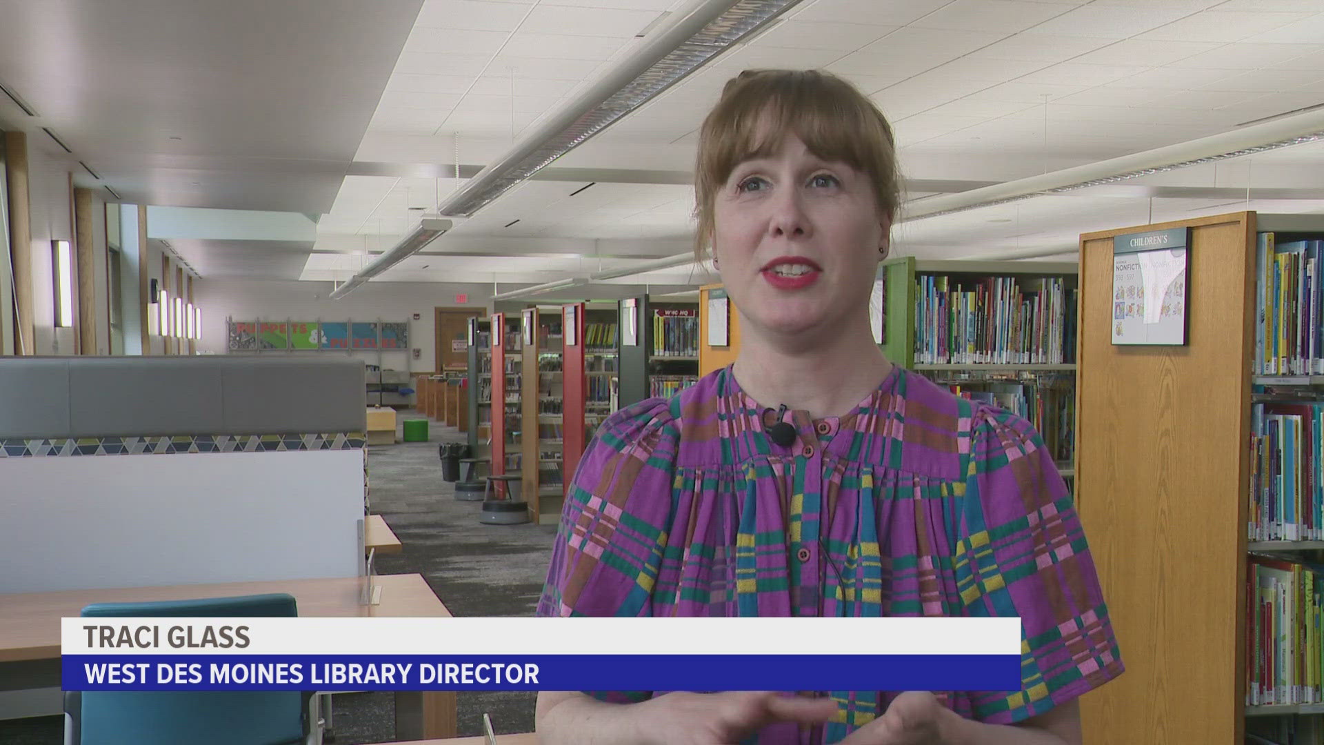 Traci Glass comes from Lincoln City libraries over in Nebraska and was the unanimous choice after a months-long nationwide search to fill the position.