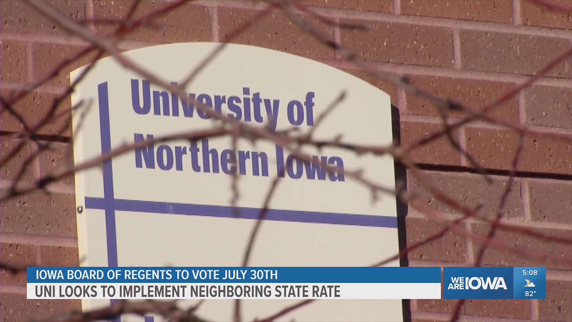 The plan says new undergraduates attending UNI from six neighboring states would benefit by having the same tuition rates as Iowans.