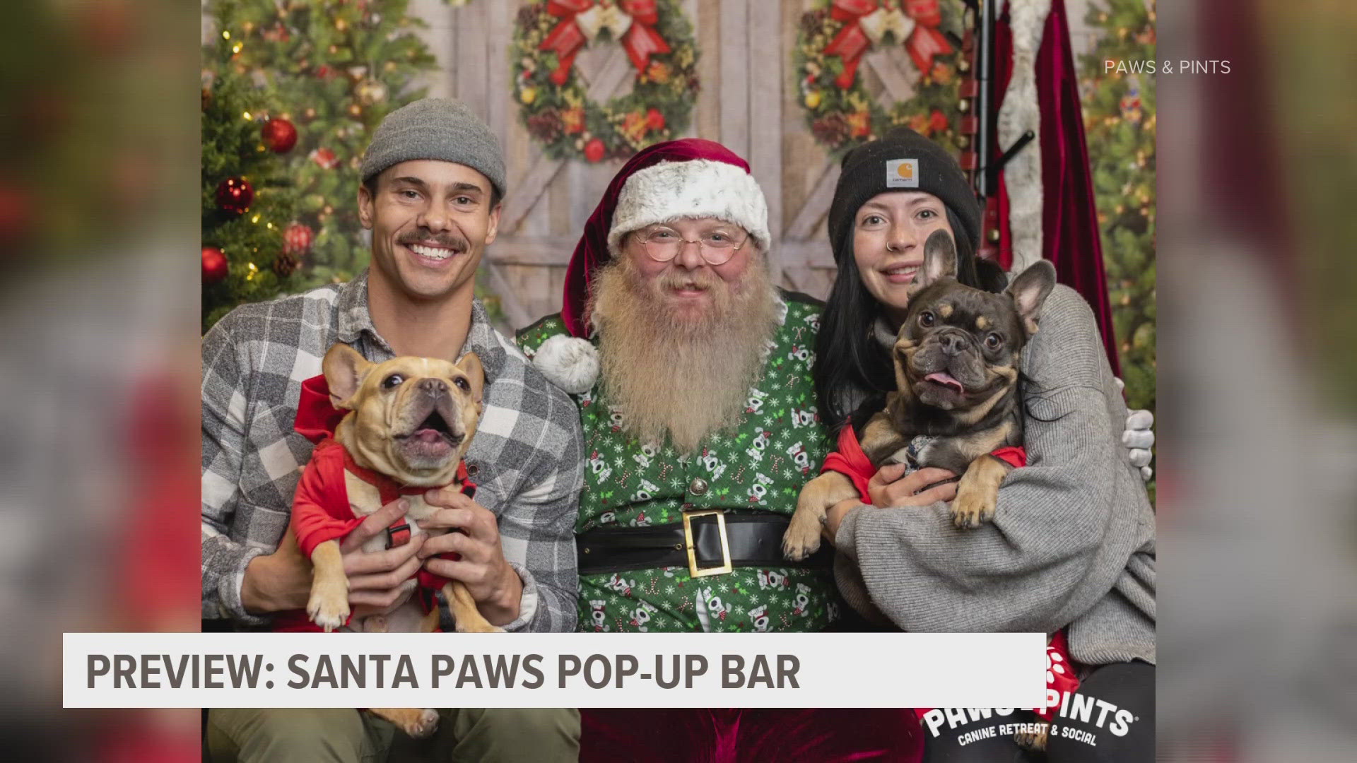 Visit the Santa Paws Pop-Up Bar now through Dec. 30. 