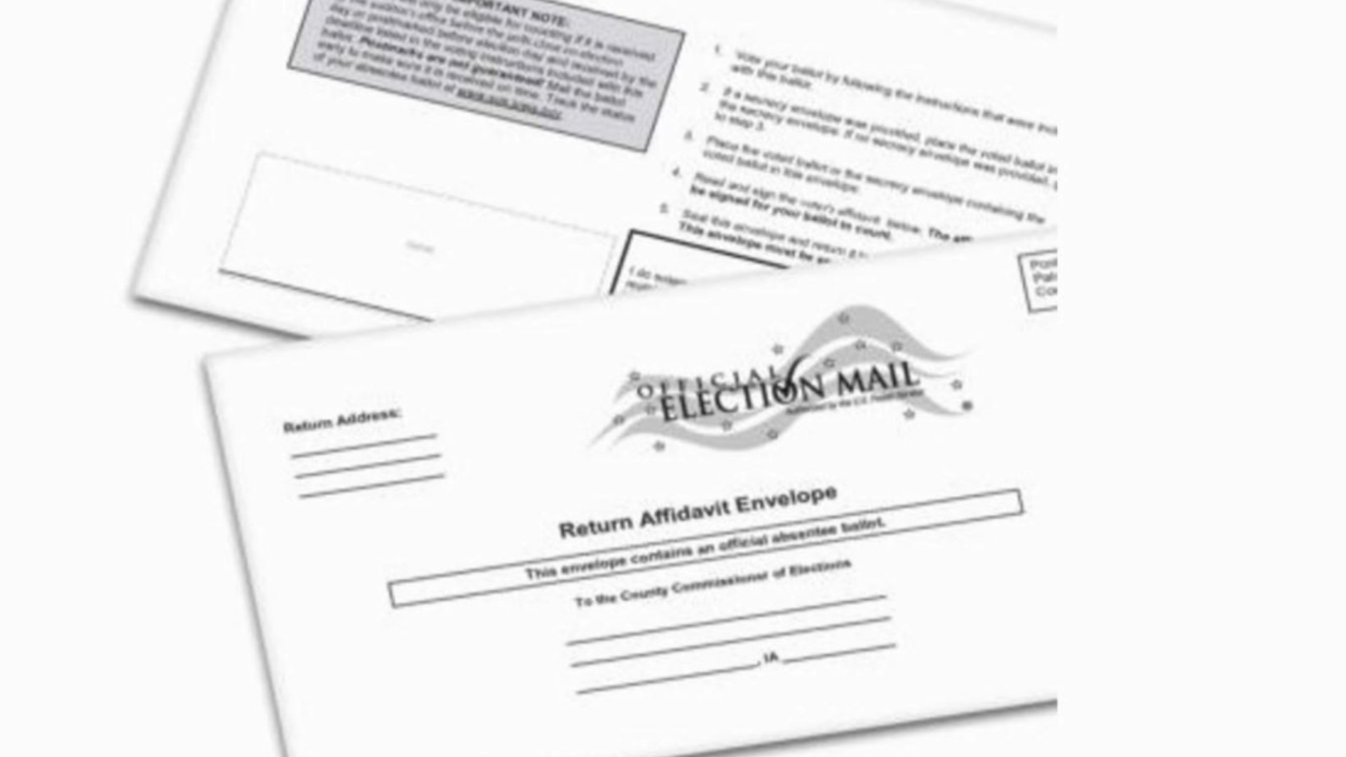 If you open your absentee ballot package, you'll see a secrecy envelope and affidavit envelope. Don't forget to sign the affidavit.