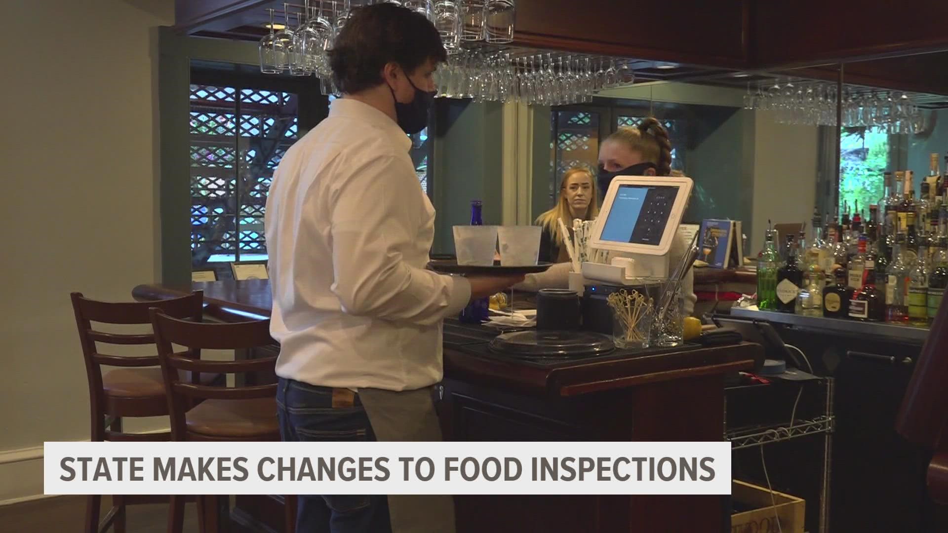 The Iowa Department of Inspections and Appeals alongside the Food and Consumer Safety Bureau have made changes to the frequency of inspections in the state.
